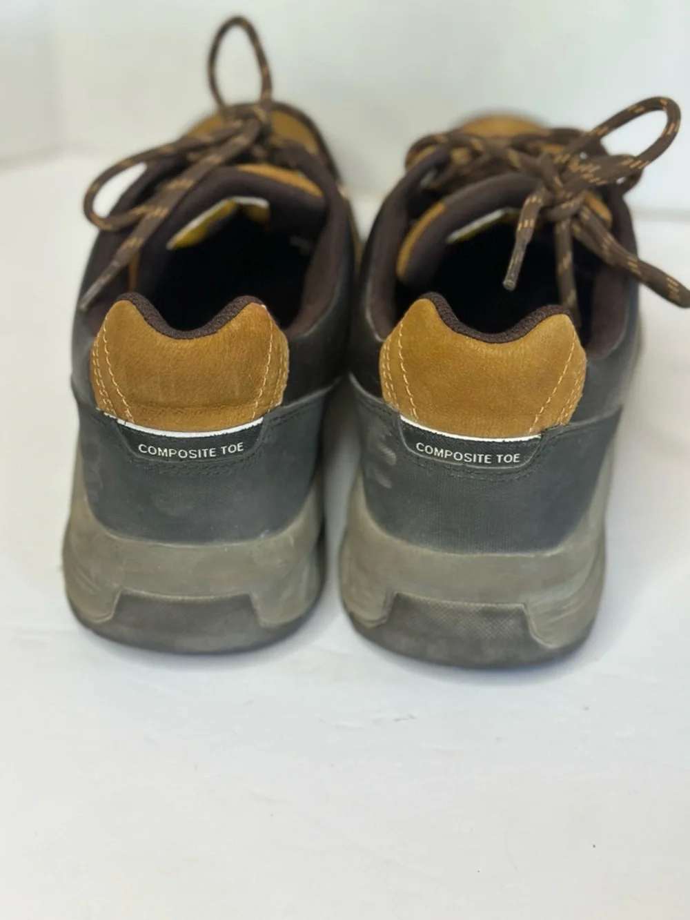 CAT Work shoe Caterpillar Brown and Black Lace-Up size 10